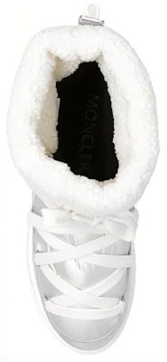 (Women) Moncler Short Mid-Tube Snow Boots 'Comfortable Versatile Silver White' H209B4H00080M2366P09 Purchase (Women) Moncler Short Mid-Tube Snow Boots 'Comfortable Versatile Silver White' H209B4H00080M2366P09