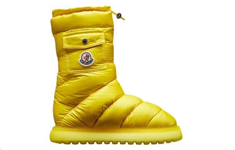 (W) Moncler Short Snow Boot 'Yellow Logo Fashion' 圖 2