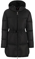 (Women) Moncler Sirli Black Long Down Jacket with Zipper. I20931A00195539ZD999 (Women) Moncler Sirli Black Long Down Jacket with Zipper. I20931A00195539ZD999
