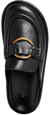 Moncler盟可睐 皮革 舒適輕便 包頭拖鞋 女款 黑色 Order Moncler盟可睐 皮革 舒適輕便 包頭拖鞋 女款 黑色