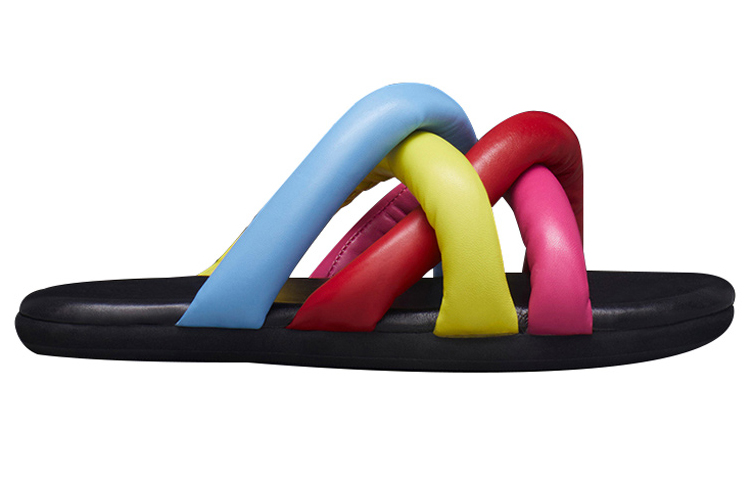 (W) Moncler Slide 'Black Leather Fashion' 圖 2