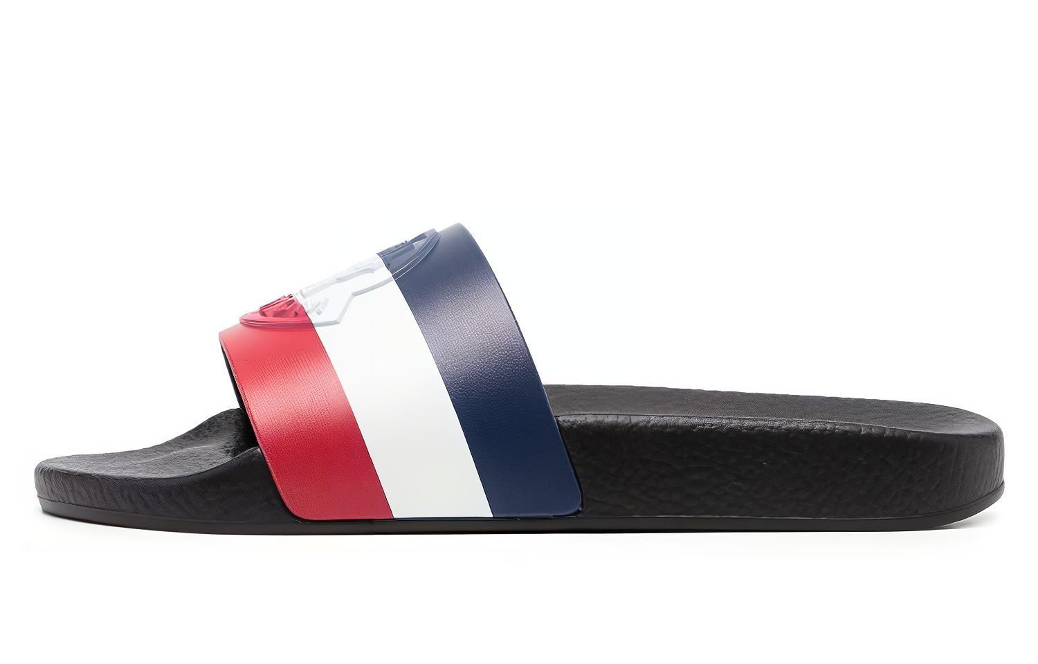 (W) Moncler Slide 'Black Stripes'