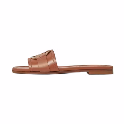 (W) Moncler Slide 'Brown Leather'