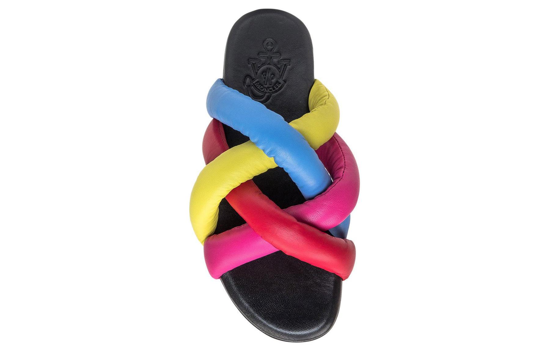 (W) Moncler Slide 'Fashion Leather Multicolor' 圖 5