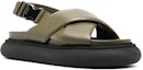 Order (Women) Moncler Slide 'Olive Green' H109B4L00120M1699839