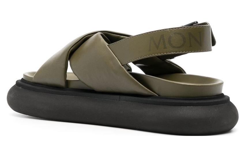 Shop (Women) Moncler Slide 'Olive Green' H109B4L00120M1699839