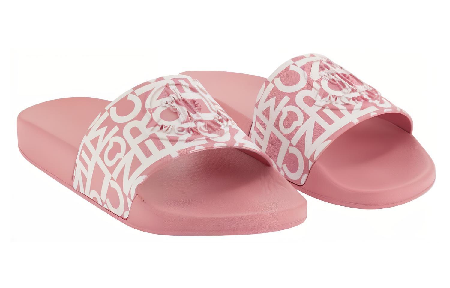 (W) Moncler Slide 'Pink Logo Print' 圖 2