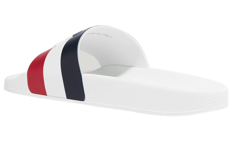 (W) Moncler Slide 'White Leather Fashion' 圖 3
