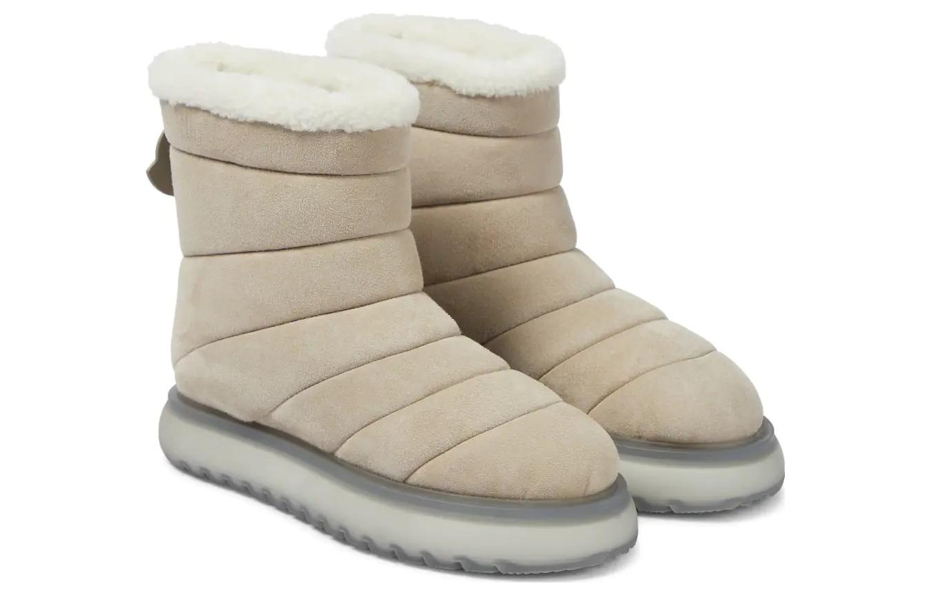 Order (W) Moncler 棕色时尚羊皮短靴 H209B4H00030M2100200