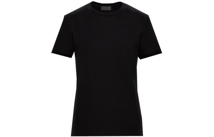(Women) Moncler SS21 Black Crewneck T-Shirt with Back Logo Design. 0938C7B010829H8999
