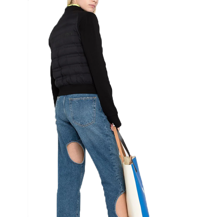 (Women) Moncler SS21 Black Down Jacket with Stand Collar and Zipper. 8G52200829L9999 圖 5