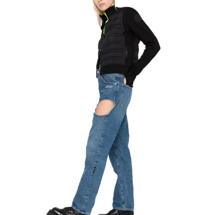 (Women) Moncler SS21 Black Down Jacket with Stand Collar and Zipper. 8G52200829L9999 圖 6