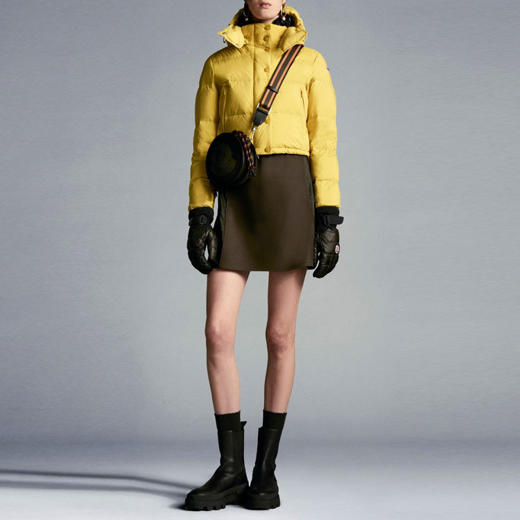 (Women) Moncler SS21 Yellow Drawstring Down Jacket G20931A00033595A2 圖 3