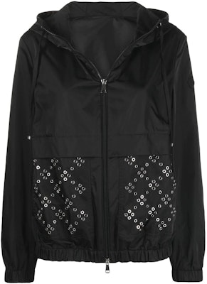 (W) 蒙克莱SS22黑色宽松连帽长袖拉链夹克 H10931A0010254A1K999 Order (W) 蒙克莱SS22黑色宽松连帽长袖拉链夹克 H10931A0010254A1K999