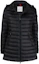 Order (W) Moncler SS22 Chaqueta Negra Acolchada con Logo y Sudadera con Cremallera. H10931C000215396Q999