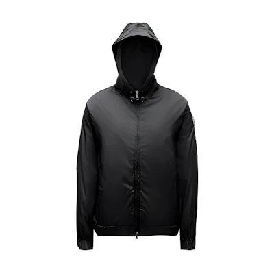 (Women) Moncler SS22 Black Zip-Up Hooded Long Sleeve Jacket H10931A0011454155999