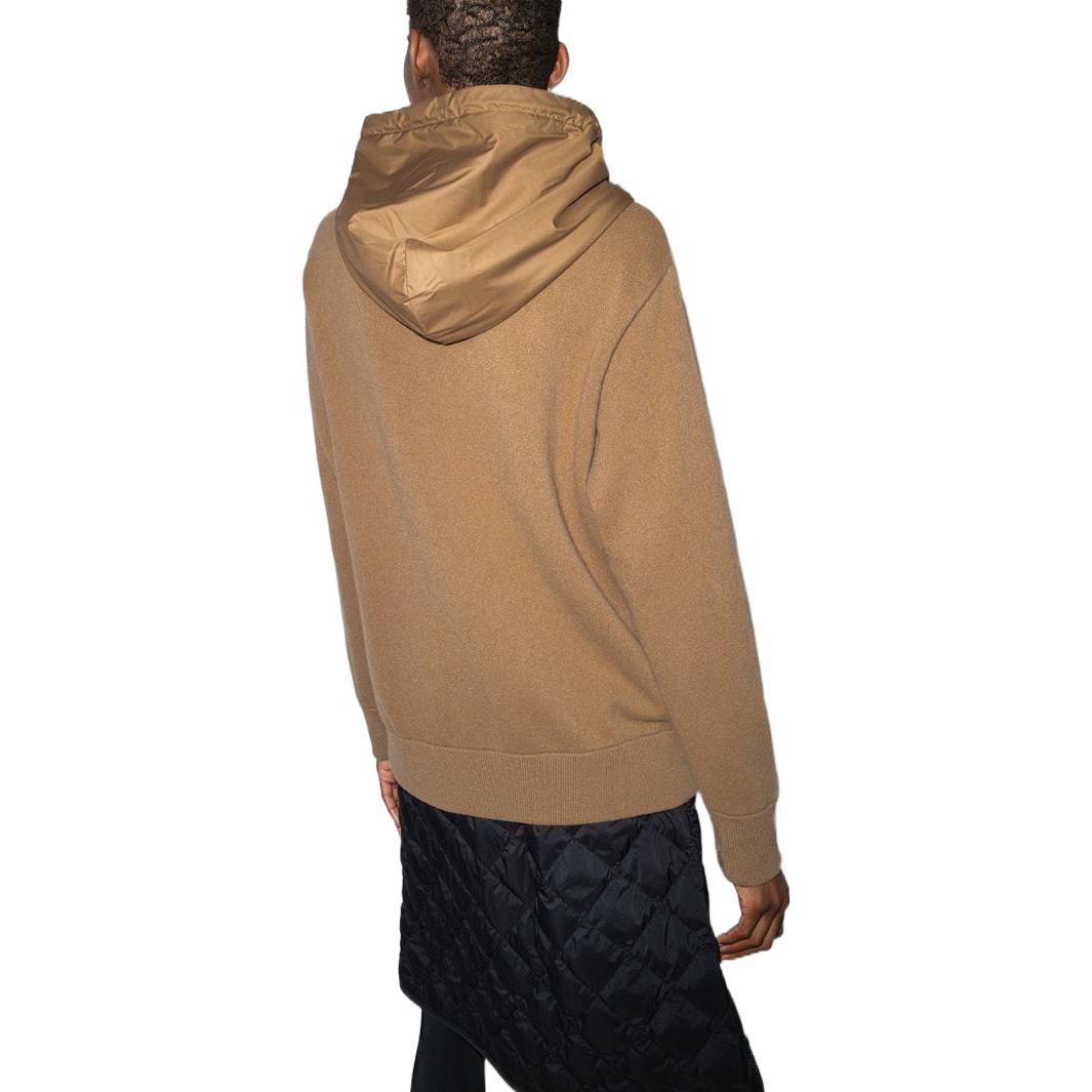 (Women) Moncler SS22  Solid Color Patchwork Hoodie Brown. G20939A00001M1127234 圖 5