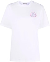 (Women) Moncler SS22 White Crewneck Logo Print Short Sleeve T-Shirt. H10938C00010829FB001 (Women) Moncler SS22 White Crewneck Logo Print Short Sleeve T-Shirt. H10938C00010829FB001