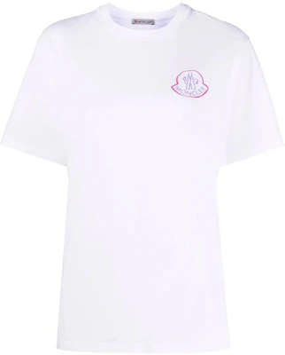 (W) 蒙克莱 SS22 白色标志印花短袖T恤。 H10938C00010829FB001 Order (W) 蒙克莱 SS22 白色标志印花短袖T恤。 H10938C00010829FB001