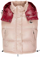 (Women) Moncler SS22 Alpiste Quilted Sleeve Logo Hooded Down Vest Women 1A0005768950512 (Women) Moncler SS22 Alpiste Quilted Sleeve Logo Hooded Down Vest Women 1A0005768950512