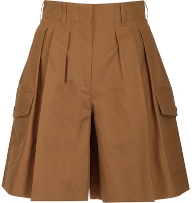 (Women) Moncler SS22 Bermuda High-Waist Shorts Brown 2A000125962Q260 Buy (Women) Moncler SS22 Bermuda High-Waist Shorts Brown 2A000125962Q260