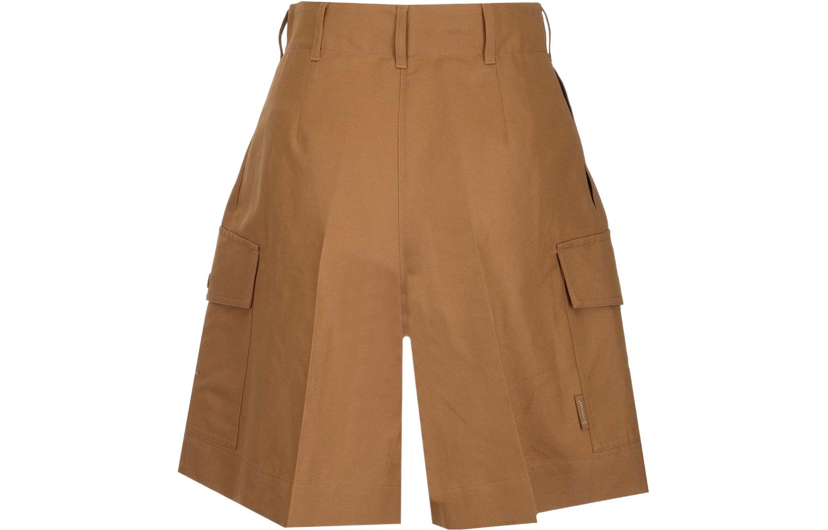 Lookbook (Women) Moncler SS22 Bermuda High-Waist Shorts Brown 2A000125962Q260