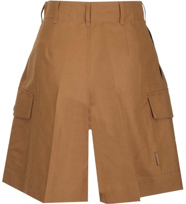(Women) Moncler SS22 Bermuda High-Waist Shorts Brown 2A000125962Q260 Lookbook (Women) Moncler SS22 Bermuda High-Waist Shorts Brown 2A000125962Q260