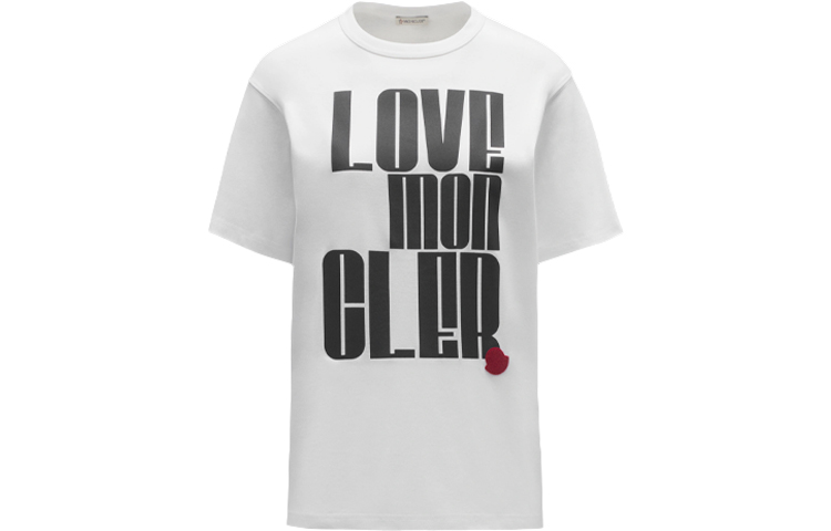 (Women) Moncler SS22 Capsule  Letter Print White T-Shirt. H10938C00007809CR001 圖 2