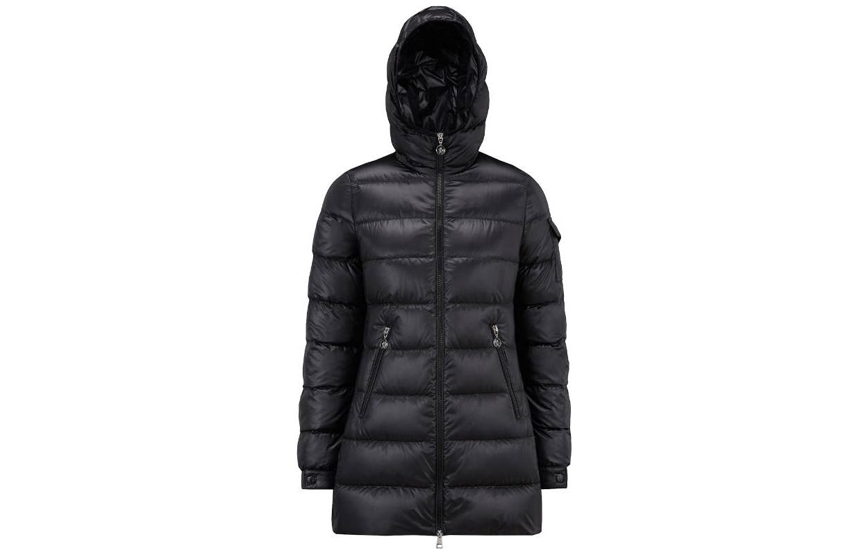(Women) Moncler SS22 Glements Shiny Quilted Hooded Down Jacket Women’s Black I10931A00029595ZZ999 圖 2