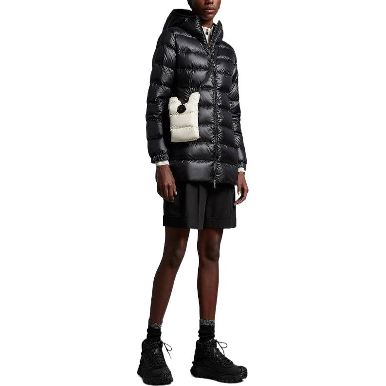 (Women) Moncler SS22 Glements Shiny Quilted Hooded Down Jacket Women’s Black I10931A00029595ZZ999 圖 3