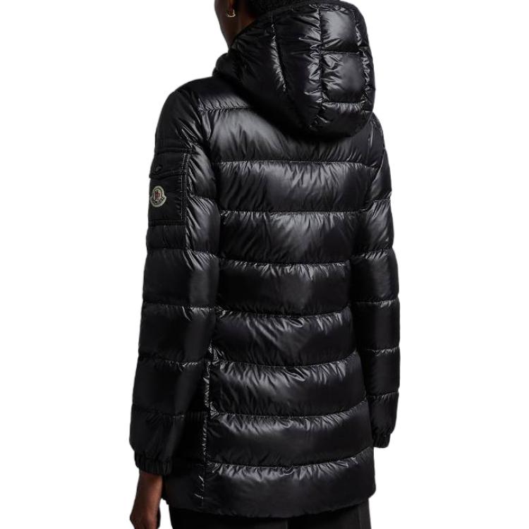 (Women) Moncler SS22 Glements Shiny Quilted Hooded Down Jacket Women’s Black I10931A00029595ZZ999 圖 5