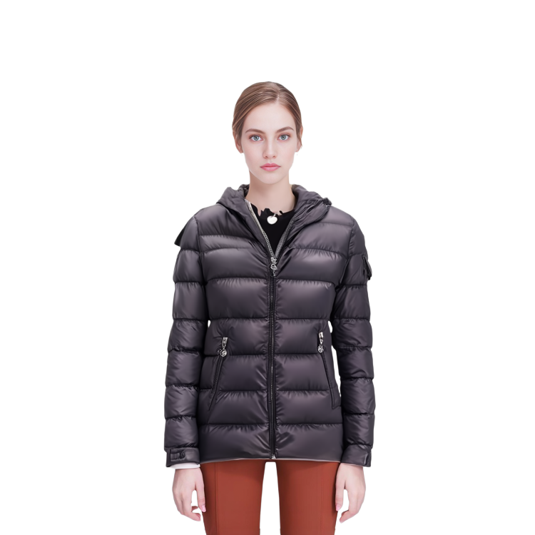 (Women) Moncler SS22 Glements Shiny Quilted Hooded Down Jacket Women’s Black I10931A00029595ZZ999 圖 7