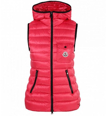 (Women) Moncler SS22 Glyco Logo Red Down Feather Hooded Vest . H10931A000625396Q542 Buy (Women) Moncler SS22 Glyco Logo Red Down Feather Hooded Vest . H10931A000625396Q542