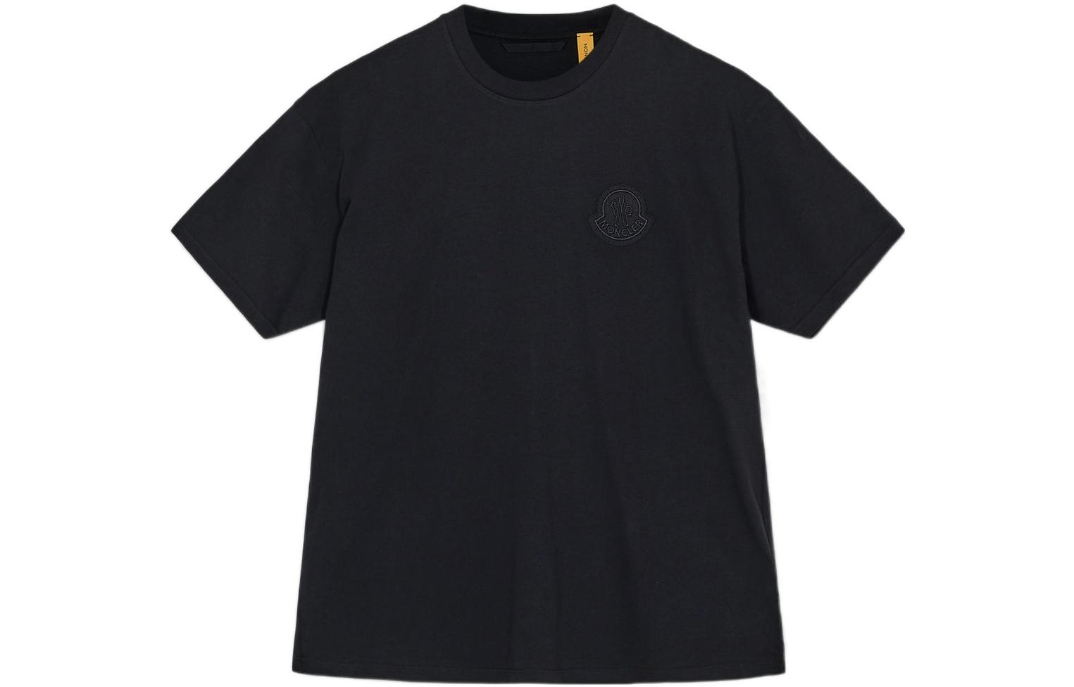 (Women) Moncler SS22 Solid Color Black Short Sleeve T-Shirt H10928C00011809KL999 圖 2