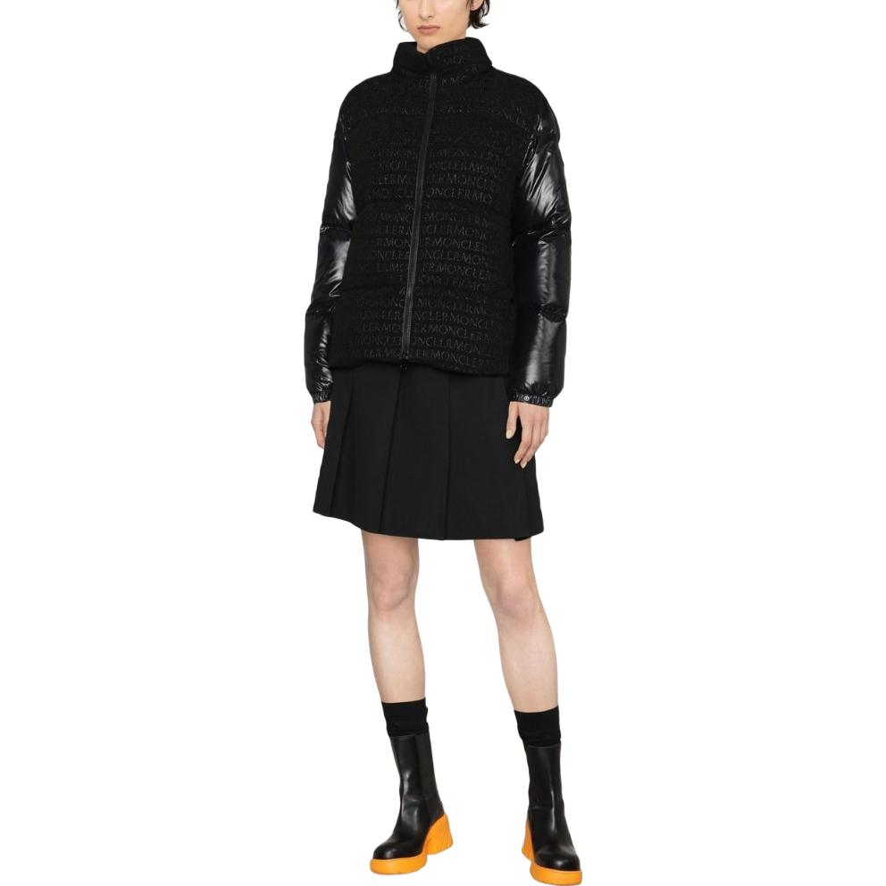 (Women) Moncler SS23  Black Down Jacket with Solid Color Contrast Design. H20931A00145596C6F99 圖 3