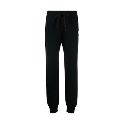 (Women) Moncler SS23 Black Drawstring Elastic Waist Casual Sweatpants. I10939L00001M1131999
