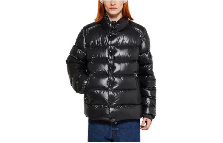 (Women) Moncler SS23  Black Long Sleeve Puffer Jacket with Logo and Stand Collar. 1A00003-595ZJ-999 圖 2