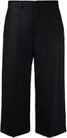 (Women) Moncler SS23 Black Solid Pleated Straight-Leg Suit Pants 2A0001254233999 (Women) Moncler SS23 Black Solid Pleated Straight-Leg Suit Pants 2A0001254233999