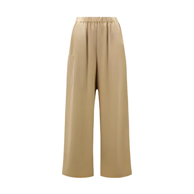 (Women) Moncler SS23 Brown Wide-Leg Straight Casual Pants I10932A00021M2766204