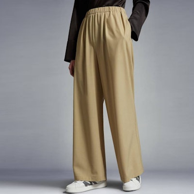 (Women) Moncler SS23 Brown Wide-Leg Straight Casual Pants I10932A00021M2766204 Purchase (Women) Moncler SS23 Brown Wide-Leg Straight Casual Pants I10932A00021M2766204
