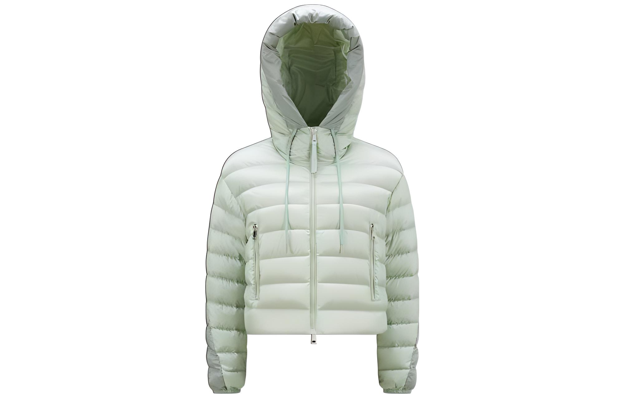 Buy (W) Chaqueta Verde con Capucha y Relleno de Plumón Moncler SS23. I10931A00091595FE80B