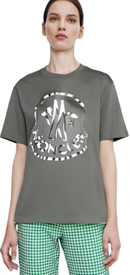 (W) Moncler SS23 灰色圓領休閒短袖T恤。 I10938C00018899WS939 Sizing (W) Moncler SS23 灰色圓領休閒短袖T恤。 I10938C00018899WS939