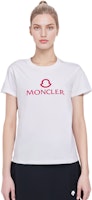 (W) Moncler SS23 Baju-T Putih Lengan Pendek Cetakan Huruf 8C00006-809CR-001 Lookbook (W) Moncler SS23 Baju-T Putih Lengan Pendek Cetakan Huruf 8C00006-809CR-001