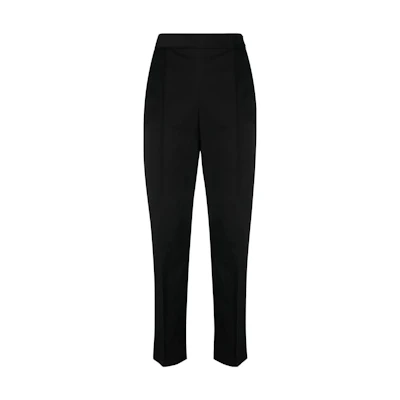 (Women) Moncler SS23 Low-Waist Solid Casual Pants Black I10932A0001857448999