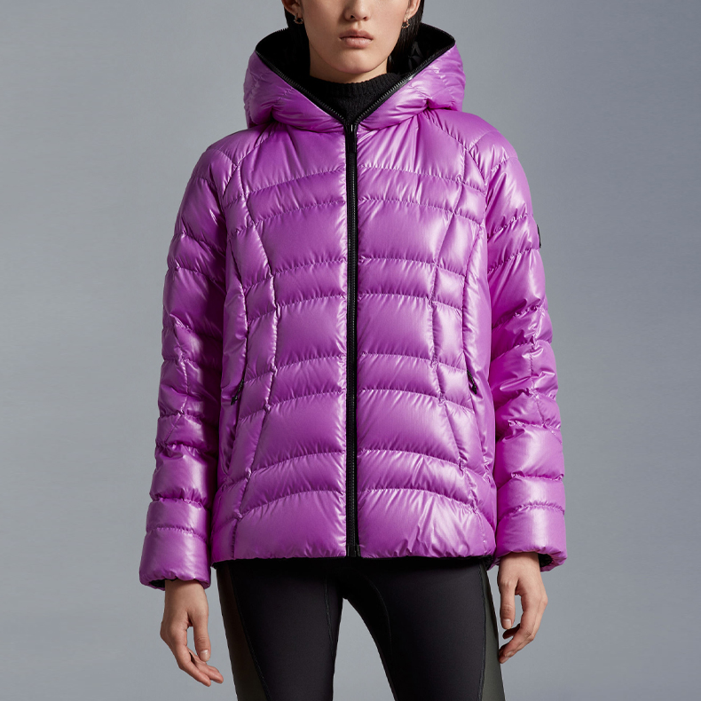 (Women) Moncler SS23  Purple Hooded Puffer Down Jacket I10931A00018595OK54G 圖 4
