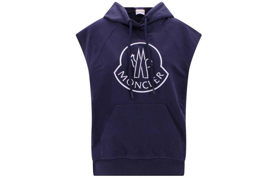 (Women) Moncler SS23  Purple Sleeveless Hoodie with Logo Print. 8G00027899ZT76H 圖 2