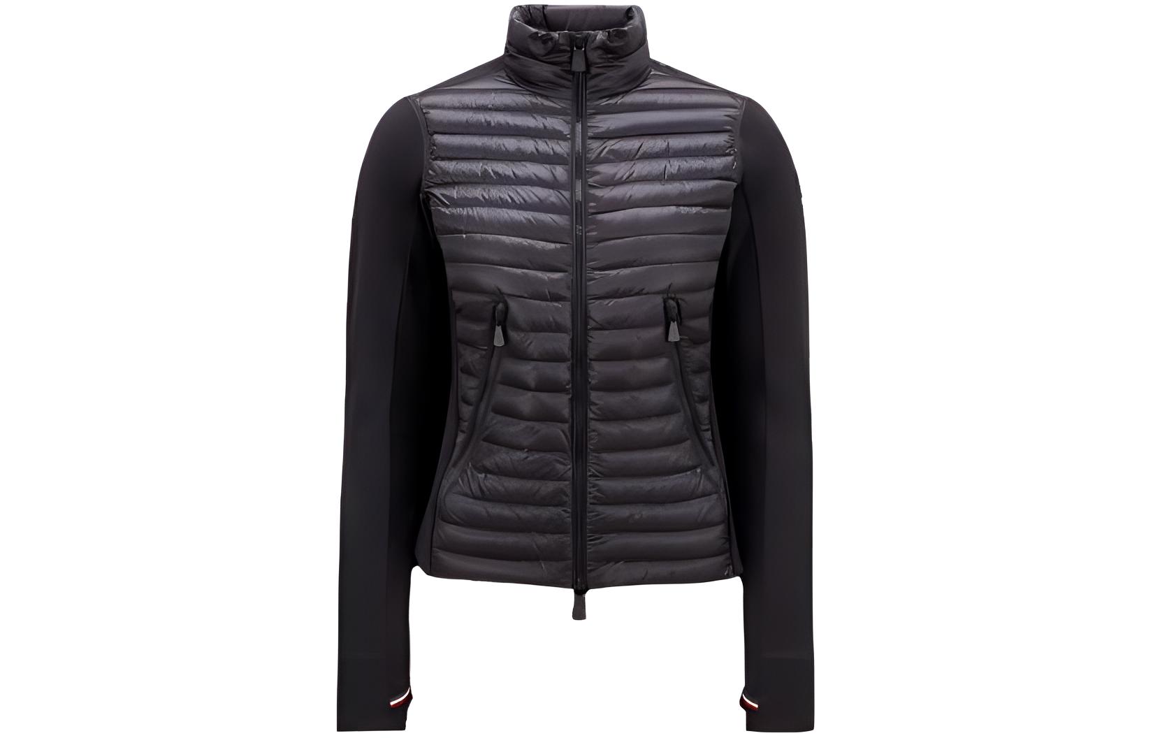 (Women) Moncler SS23  Quilted Contrast Jacket Black. I10988G00009829JP999
