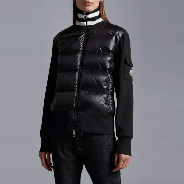 (Women) Moncler SS23  Quilted High-Neck Down Jacket Black I10938G00001899V9999 圖 5