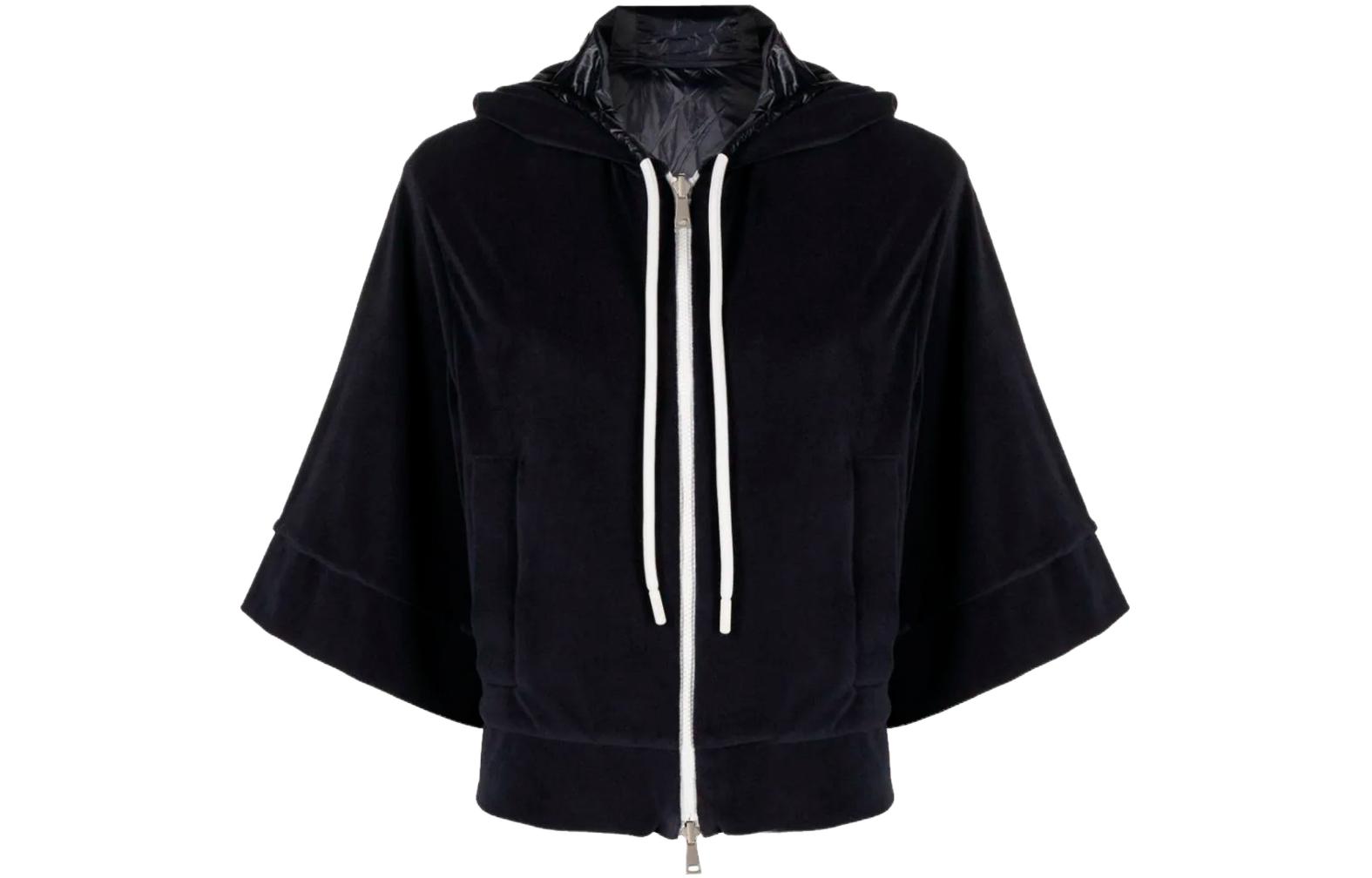 Order (W) Moncler SS23 Baju Sejuk Boleh Balik Nylon Fleece Logo Ungu. I10938G00034596LS778