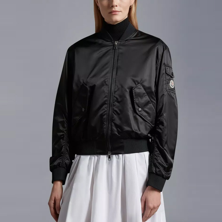 Purchase (W) 盟可睐 SS23 纯色拉链夹克 黑色 I10931A0008459685999